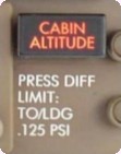 CABIN ALTITUDE.