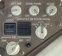 Overhead Lighting Panel