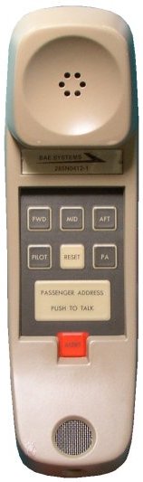 Cabin Interphone Handset