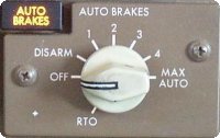 Autobrakes Selector.