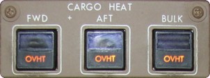 Cargo Compartment Overhead Control Panel