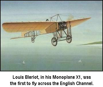 Bleriot Monoplane X1. � John Batchelor, 1990.