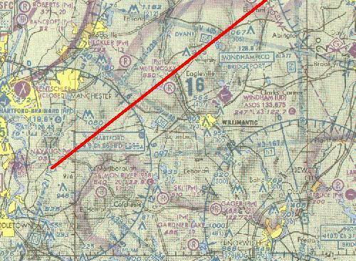 Draw the 065� radial from HFD